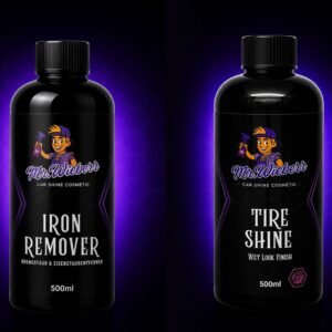 Mr.Wieberr Felgen-Set: Wheel Cleaner, Iron Remover, Tire Shine, Rapid Polish